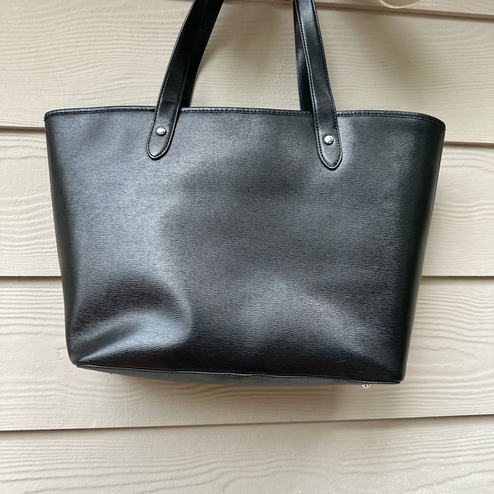 Ralph Lauren Oversize Black Leather Tote - Picture 13 of 16